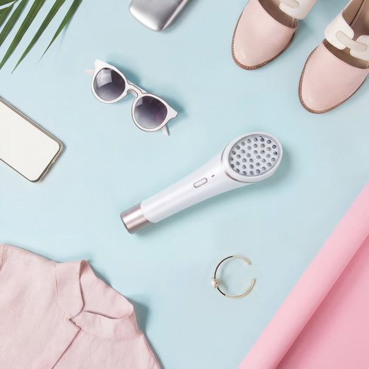 Glowing & Clear - Blue & Red Light Acne Treatment Device and Goggles