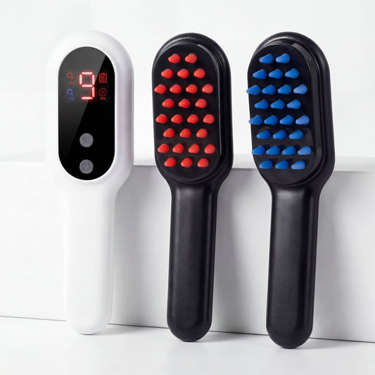 The Comb - Red & Blue Light Scalp Massager for Hair Growth & Stress Relief