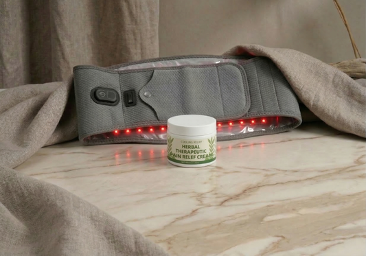 The Back Saver Bundle - Infrared Waist Therapy Belt + Herbal Pain Relief Cream